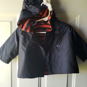 Button up baby rain coat